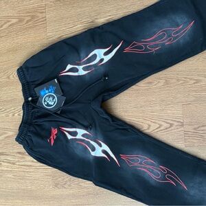 Black and red Hellstar pants